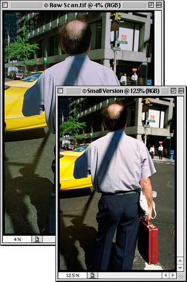 Photoshop Window Drum Scan 4 percent